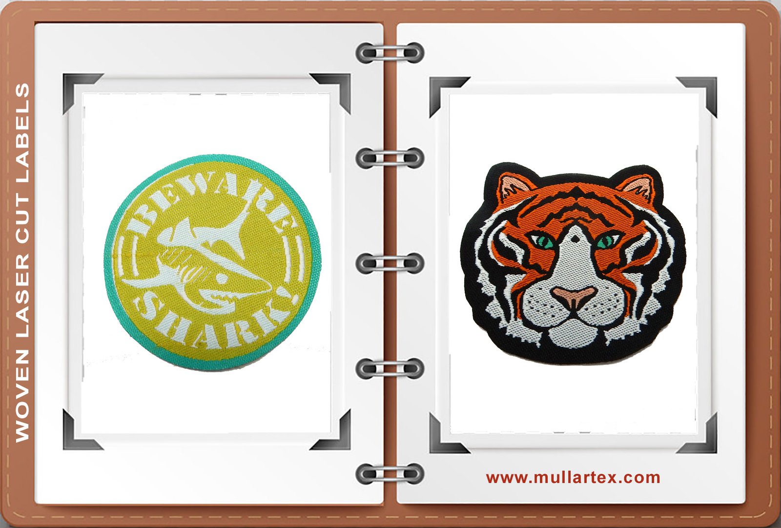Laser Cut Woven Label