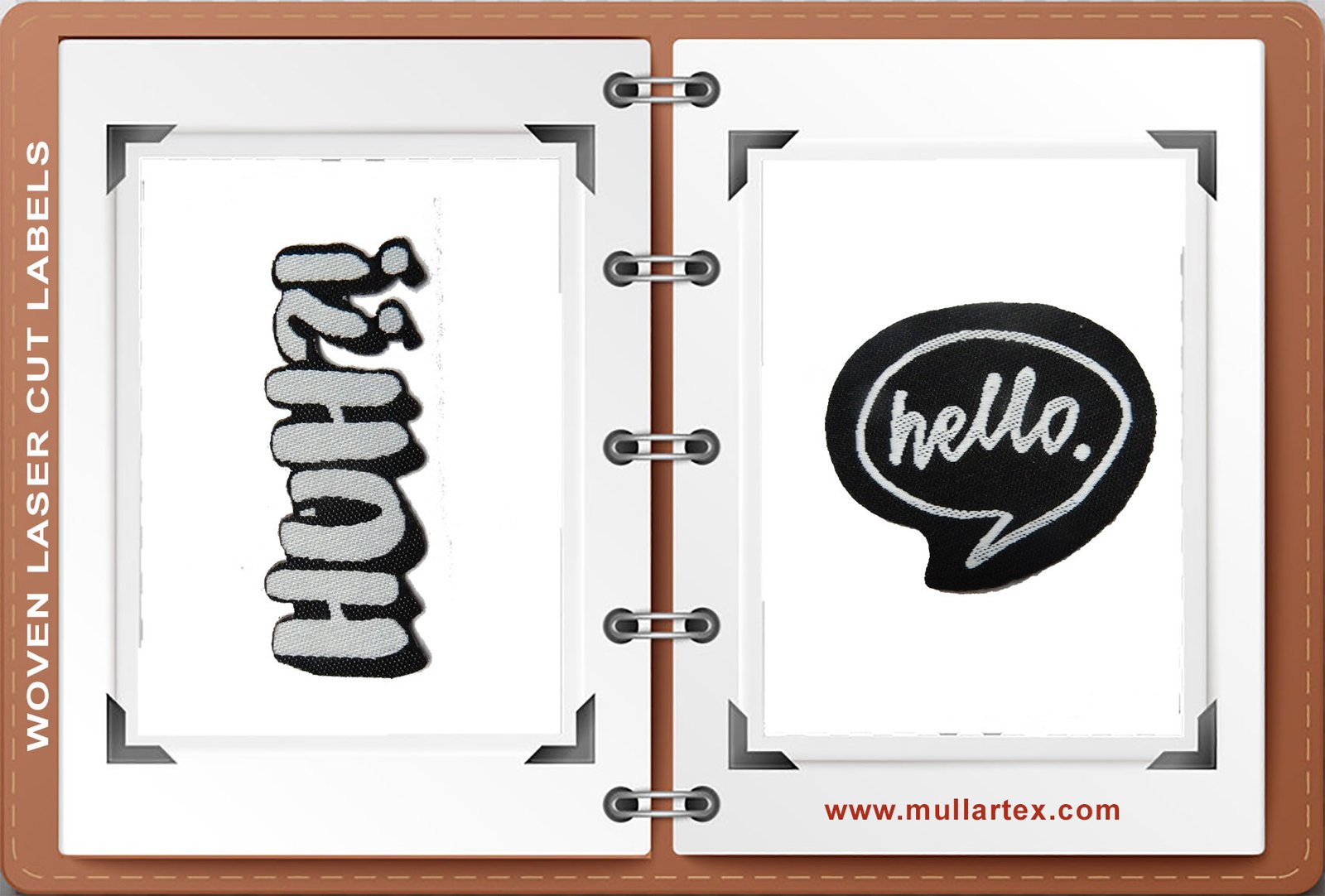 Laser Cut Woven Label