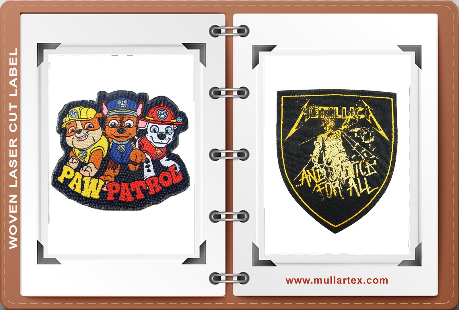 Laser Cut Woven Label