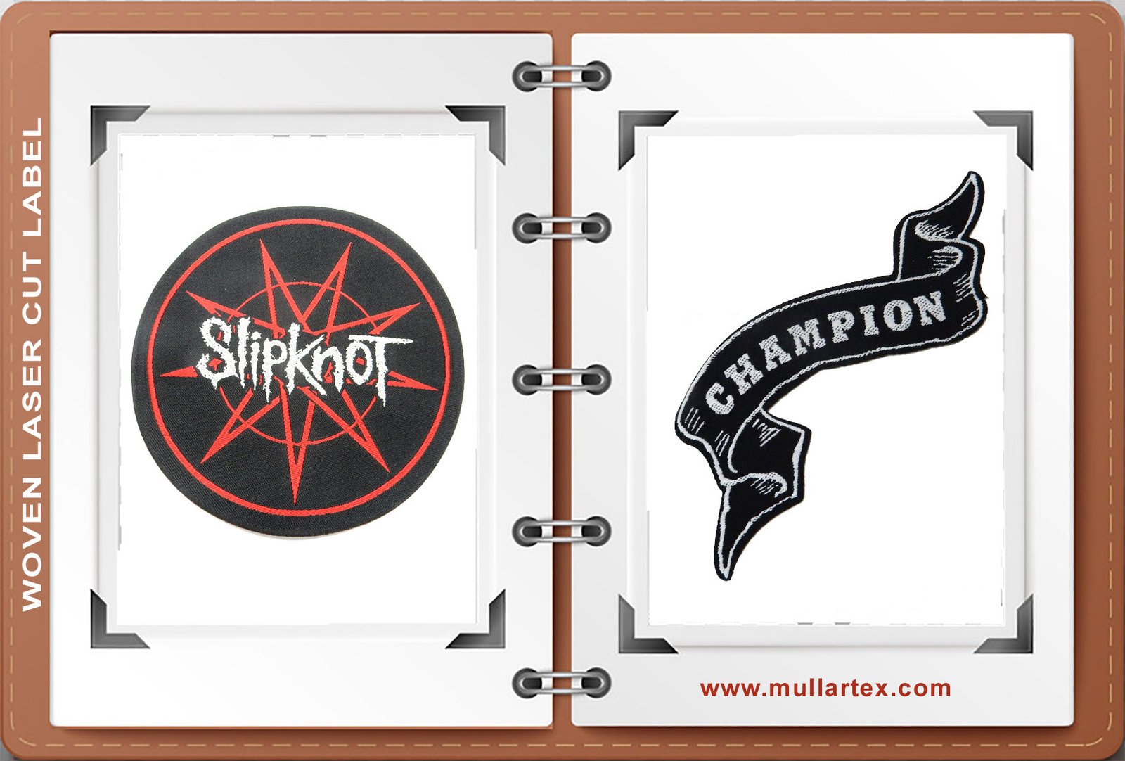 Laser Cut Woven Label